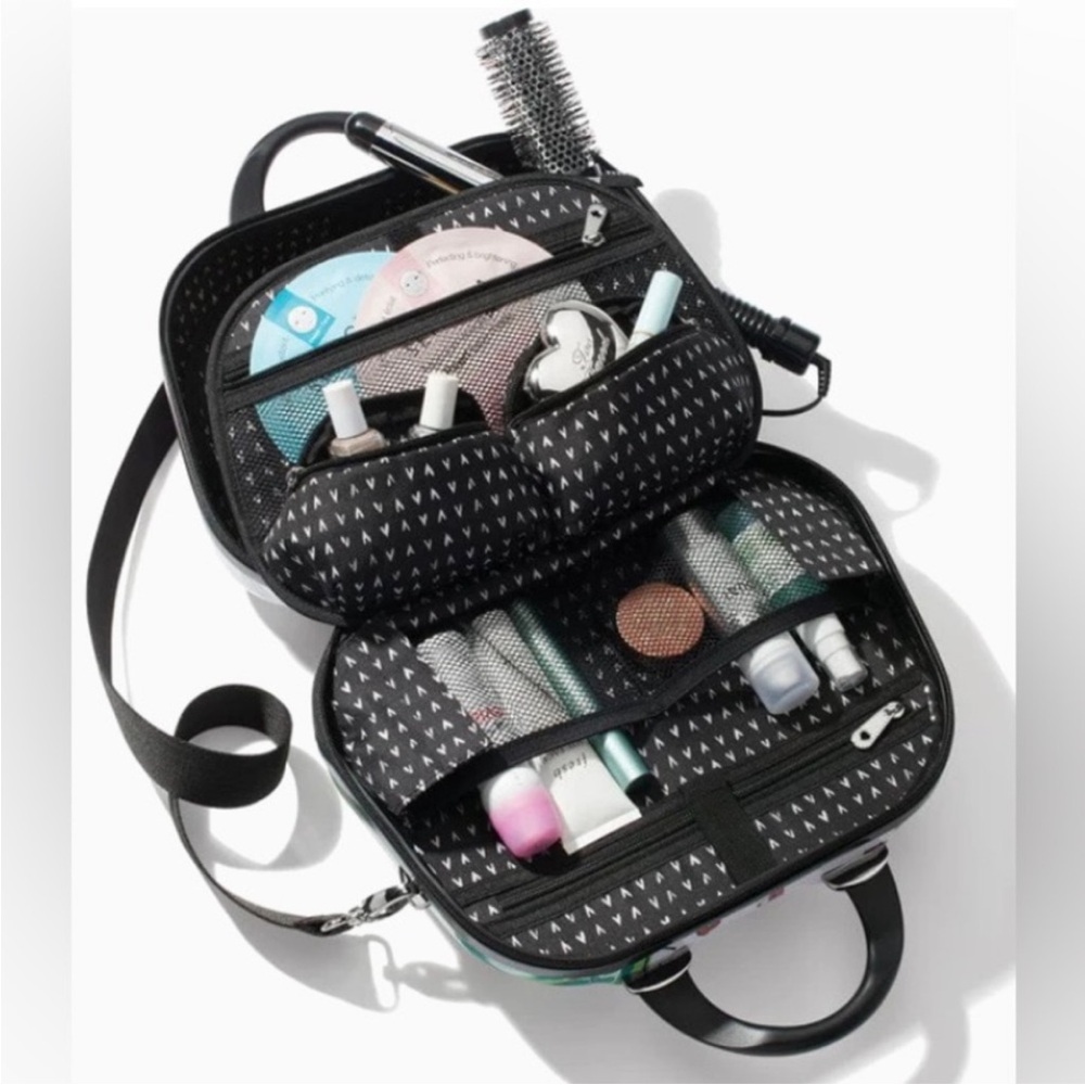 💕Brighton Women's Fashionista Cosmetic Travel Handbag Hardshell Case - Picture 3 of 14